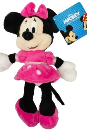 Direct Beschikbaar Minnie Mouse - pluche - roze - 20 cm - Disney knuffel