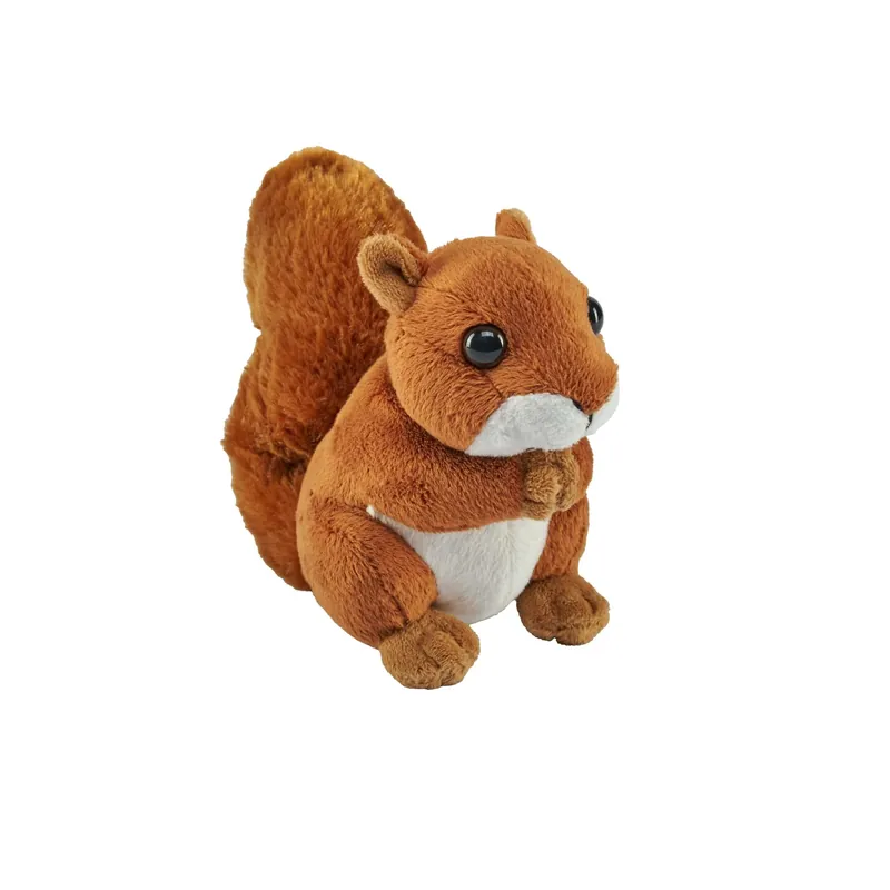 Gereduceerde Prijs Wild Republic eekhoorn knuffel - pluche - 13 cm - bruin/rood