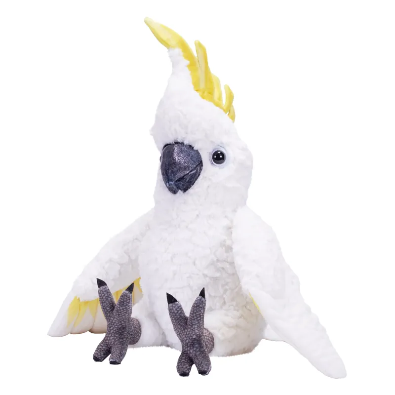 Wild Republic kaketoe knuffel - pluche - wit - 30 cm Lage Prijs