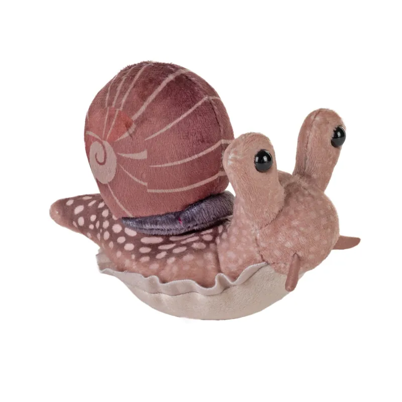 Speciale Aanbieding Wild Republic slak knuffel - pluche - 13 cm - bruin - weekdier - dierenknuffel