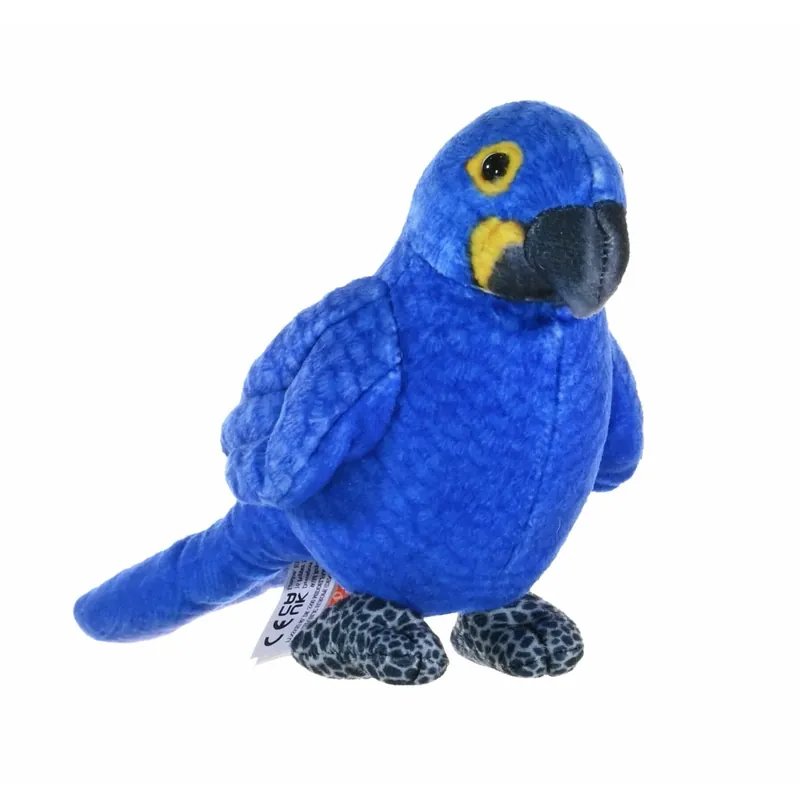 Wild Republic macaw knuffel - pluche - 12 cm - blauw Beperkte Voorraad