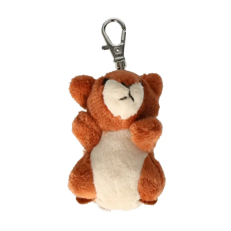 Koop Vandaag Nature Planet eekhoorn knuffelsleutelhanger - pluche - bruin - 6 cm