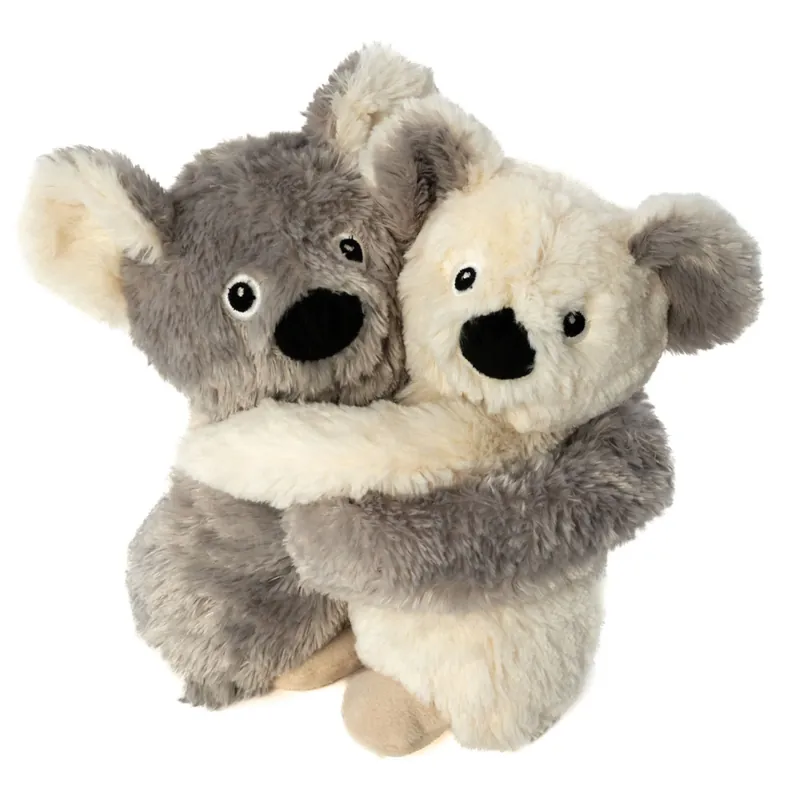 Warmte/koelte knuffel koala - pluche - 25 cm - grijs Direct Beschikbaar