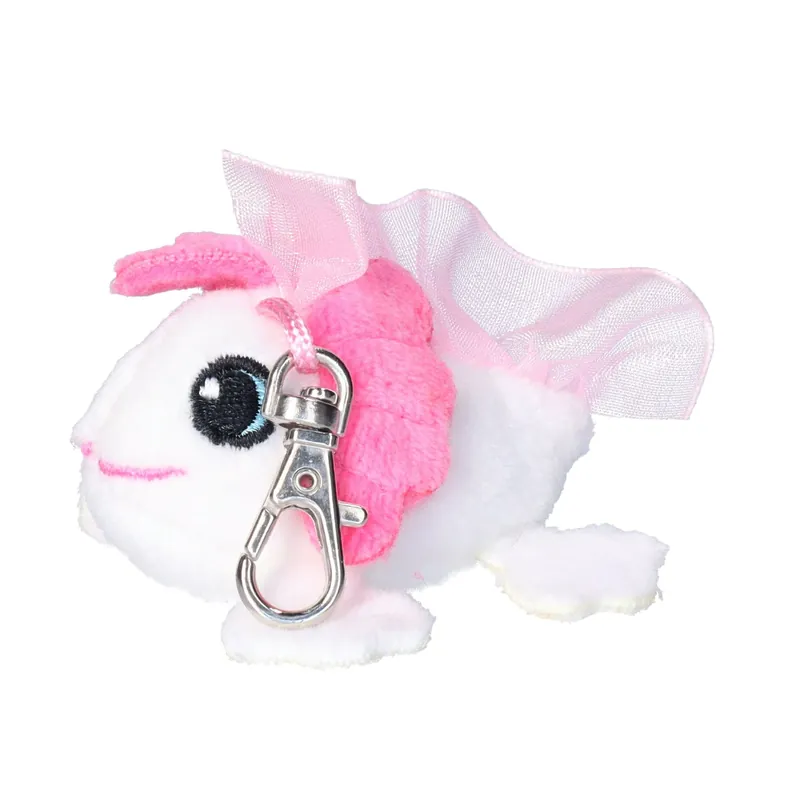 Nu Kopen Nature Planet axolotl sleutelhanger - pluche - wit - 6 cm