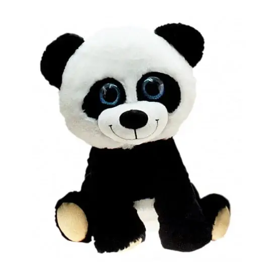 Pandabeer knuffel zittend - pluche - 30 cm - panda Tijdelijk Beschikbaar