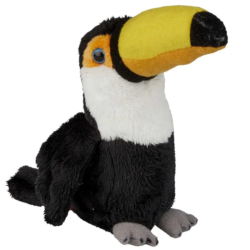 Hete Deal Ravensden toekan knuffel - pluche - 15 cm - tropische vogel - dieren cadeau
