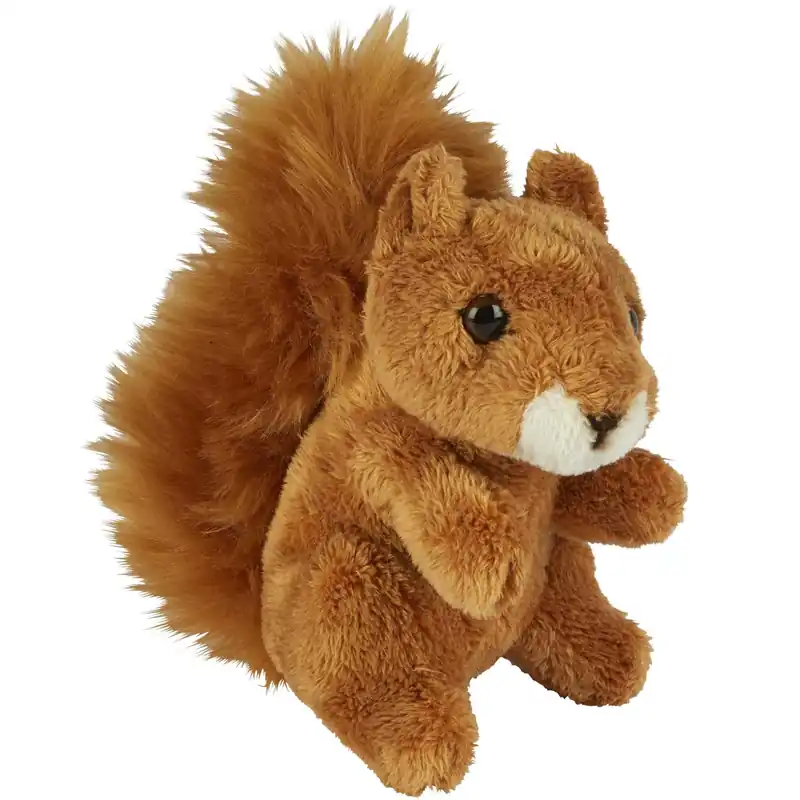 Flitsaanbieding Ravensden rode eekhoorn knuffel - pluche - 15 cm - bosdier