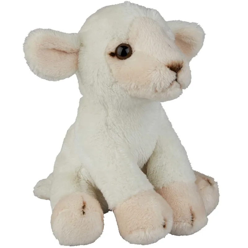 Direct Verzonden Lammetje/schaap knuffel - pluche - 15 cm - dierenknuffel