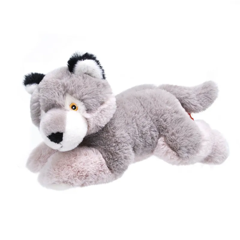 Fabrieksprijs Wild Republic wolf knuffel - pluche - Eco-kins - 25 cm - wilde dieren