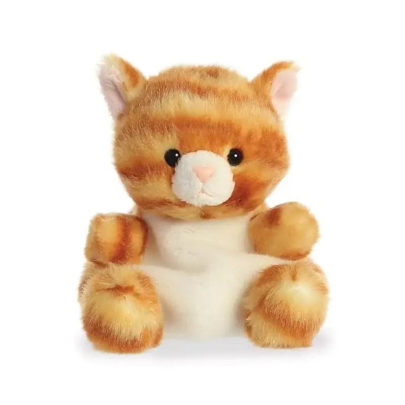 Aurora lapjeskat knuffel 13 cm - zachte pluche poes Rechtstreeks Van De Fabrikant