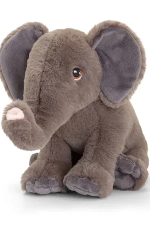 Voordeelprijs Keel Toys Afrikaanse olifant knuffel - pluche - 25 cm - grijs