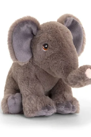 Superprijs Pluche olifant knuffel - 18 cm - wild dier - zacht