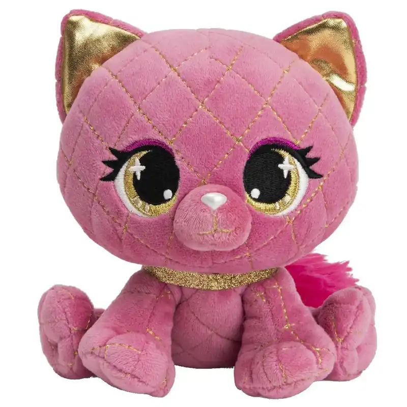 Bestel Nu P-Lushes Pets kat/poes - pluche knuffel - roze - 15 cm