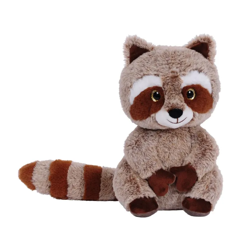 Beperkt Aanbod Wasbeer knuffel - pluche - 24 cm - dierenknuffel