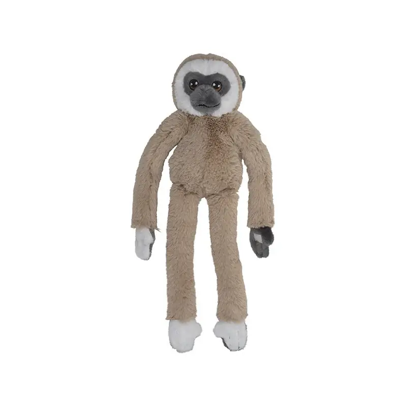 Betaalbaar Gibbon aap knuffel - pluche - 48 cm - hangend - dierenknuffel