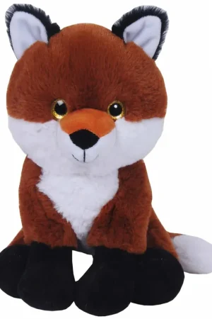 Hoge Kwaliteit Pluche vos knuffel - bruin - 23 cm - dierenknuffel