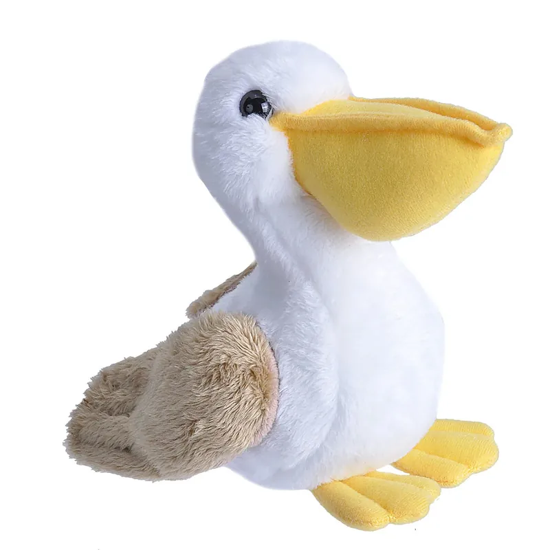 Wild Republic pelikaan knuffel - pluche - 13 cm - zeevogel Tijdelijk Beschikbaar