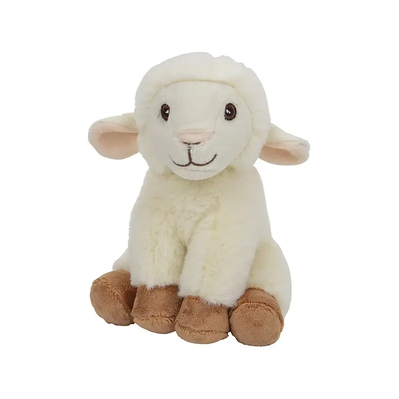 Schaap/lammetje knuffel - pluche - 17 cm - dierenknuffel Voordeelprijs