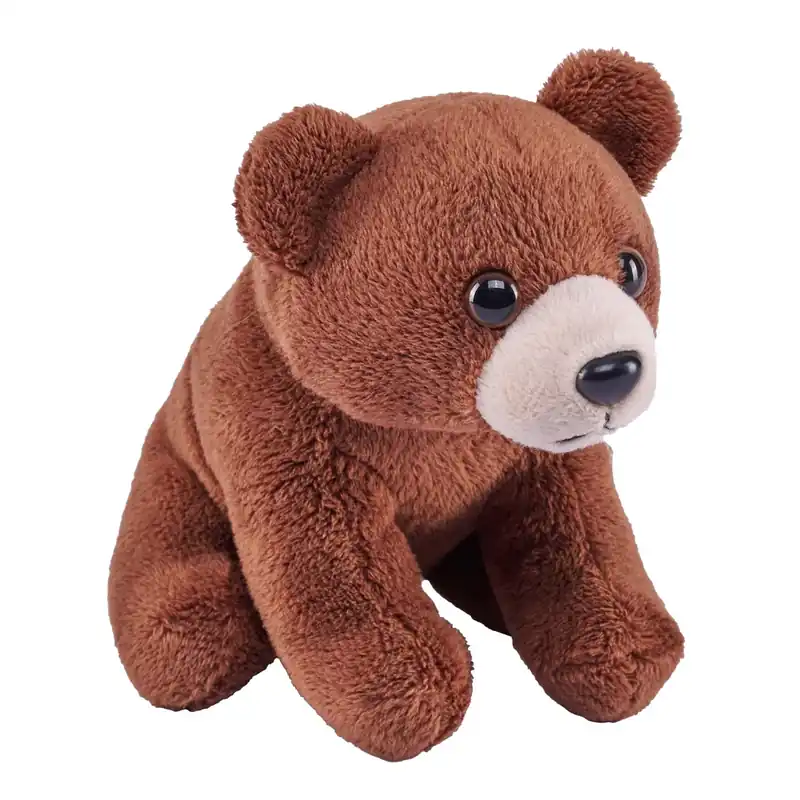 Wild Republic beer knuffel - pluche - 13 cm - zacht cadeau Speciale Aanbieding