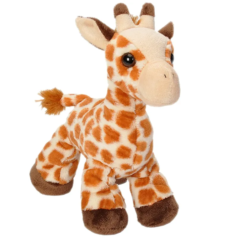 Wild Republic giraffe knuffel - pluche - 18 cm - safari dierenknuffel Hete Deal