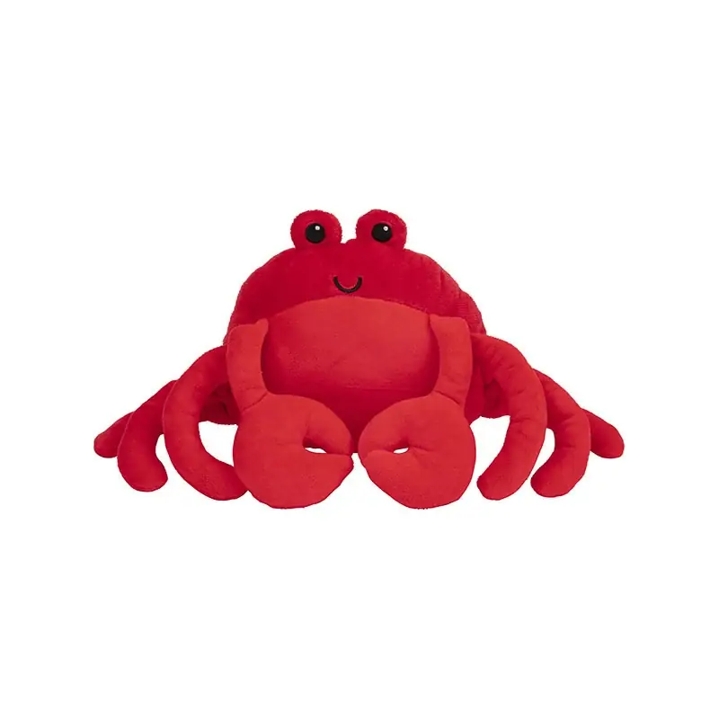 Op = Op Nature Planet krab knuffel - pluche - rood - 25 cm - zeedier