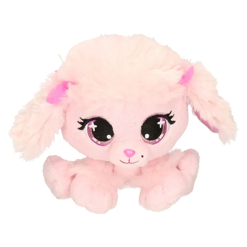Fabrieksprijs P-Lushes Pets poedel roze - pluche knuffel - 18 cm