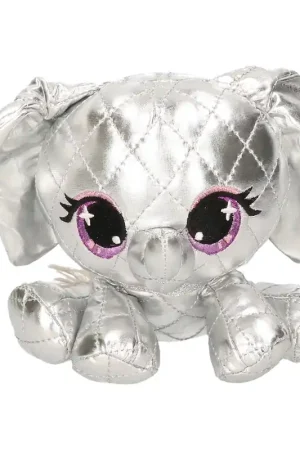 Alleen Vandaag P-Lushes Pets olifant - pluche - zilver - 16 cm