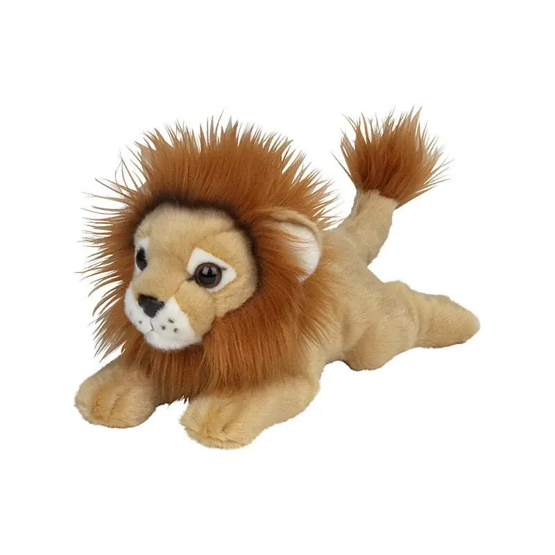 Nature Planet leeuw knuffel - pluche - 33 cm - wilde dieren Aanbieding