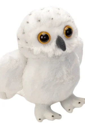 Alleen Vandaag Pluche sneeuwuil knuffel - 18 cm - uil knuffeldier