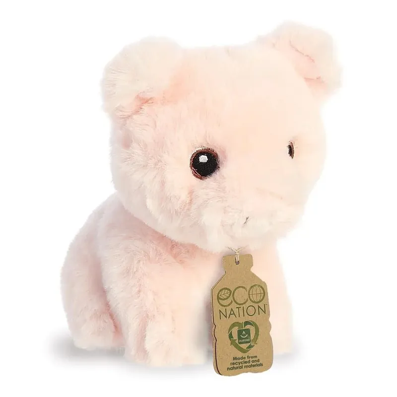 Betaalbaar Pluche varken knuffel - zacht - 13 cm - biggetje