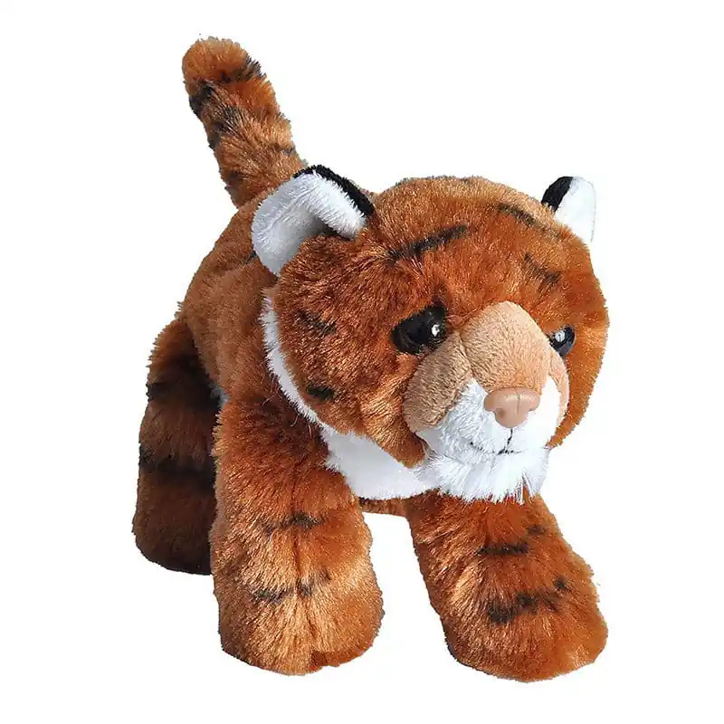 Wild Republic tijger knuffel - pluche - 18 cm - dierenknuffel Laatste Versie