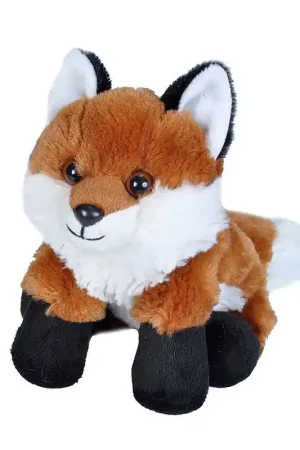 Wild Republic vos knuffel - pluche - 18 cm - rood - dierenknuffel Gereduceerde Prijs