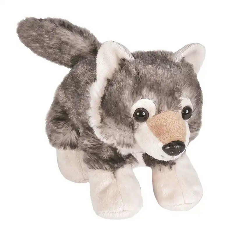 Aanbieding Wild Republic wolf knuffel - pluche - 18 cm - dierenknuffel