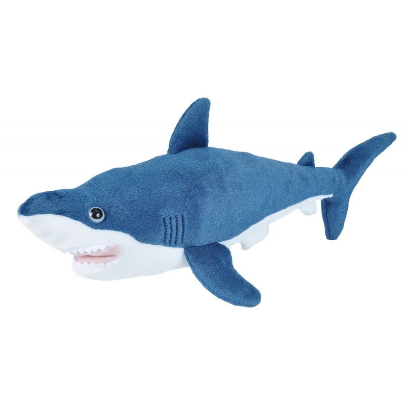 Wild Republic mako haai knuffel - pluche - 30 cm - zeedier Express Levering