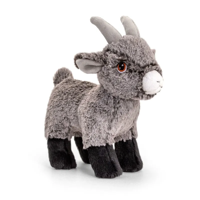 Geitje knuffel - grijs pluche - 20 cm - boerderijdier - knuffeldier - kindercadeau Koop Online