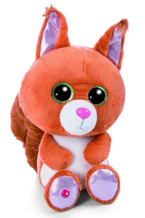 Beperkt Aanbod Nici eekhoorn knuffel - oranje - pluche - 25 cm