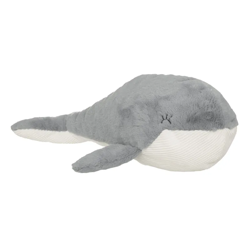 Walvis knuffel - zacht pluche - 64 cm - blauw/grijs/wit Uitverkoop