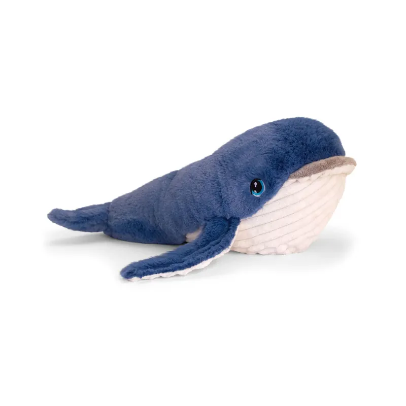 Keel Toys walvis knuffel - pluche - 25 cm - zeedier - knuffeldier Favoriet