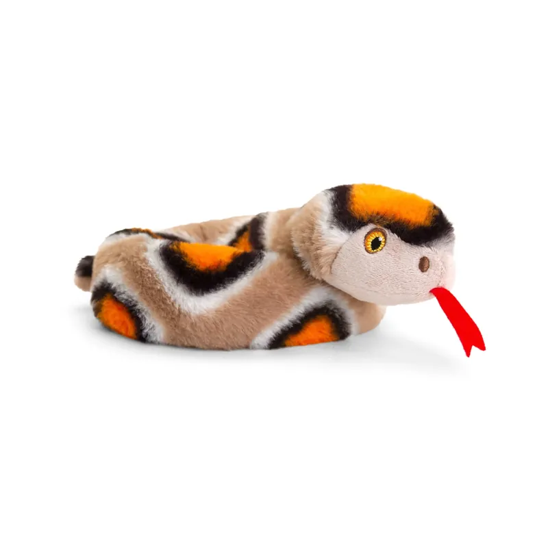 Bruine slang knuffel - pluche - 65 cm - Keel Toys Lage Prijs