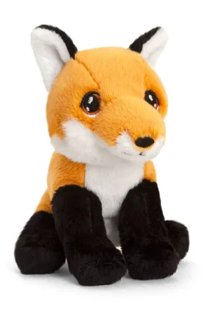 Op = Op Rode vos knuffel - pluche - 12 cm - dierenspeelgoed