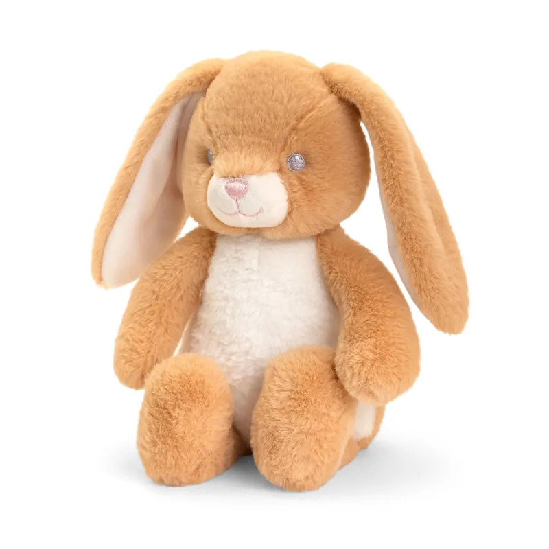 Beperkte Voorraad Konijn knuffel bruin/wit - pluche - 25 cm - knuffeldier