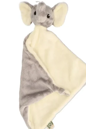 Actieprijs Pluche olifant knuffeldoekje - 40 x 40 cm - babyknuffel