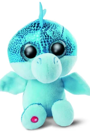 Beperkte Voorraad Nici draak Jet-Jet - pluche knuffel - blauw - 15 cm