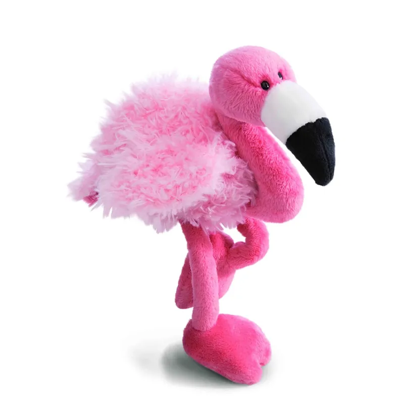 Korting Nici flamingo knuffel - pluche - roze - 25 cm