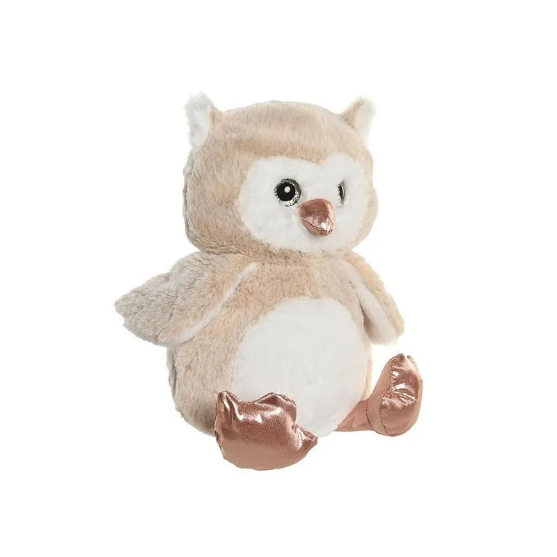 Rechtstreeks Van De Fabrikant Uil knuffeldier - pluche - lichtbruin - 23 cm