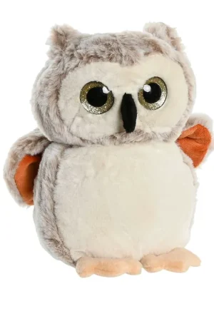 Uil knuffel - lichtbruin pluche - 20 cm Rechtstreeks Van De Fabrikant