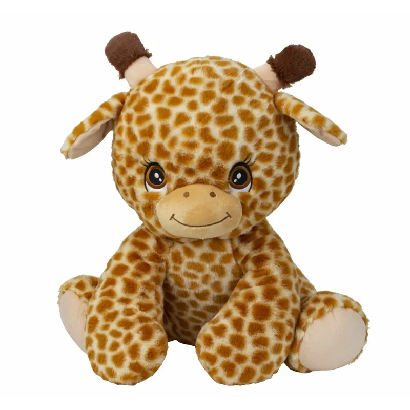 Lage Kosten Giraffe knuffel - zachte pluche - 33 cm - dierenspeelgoed