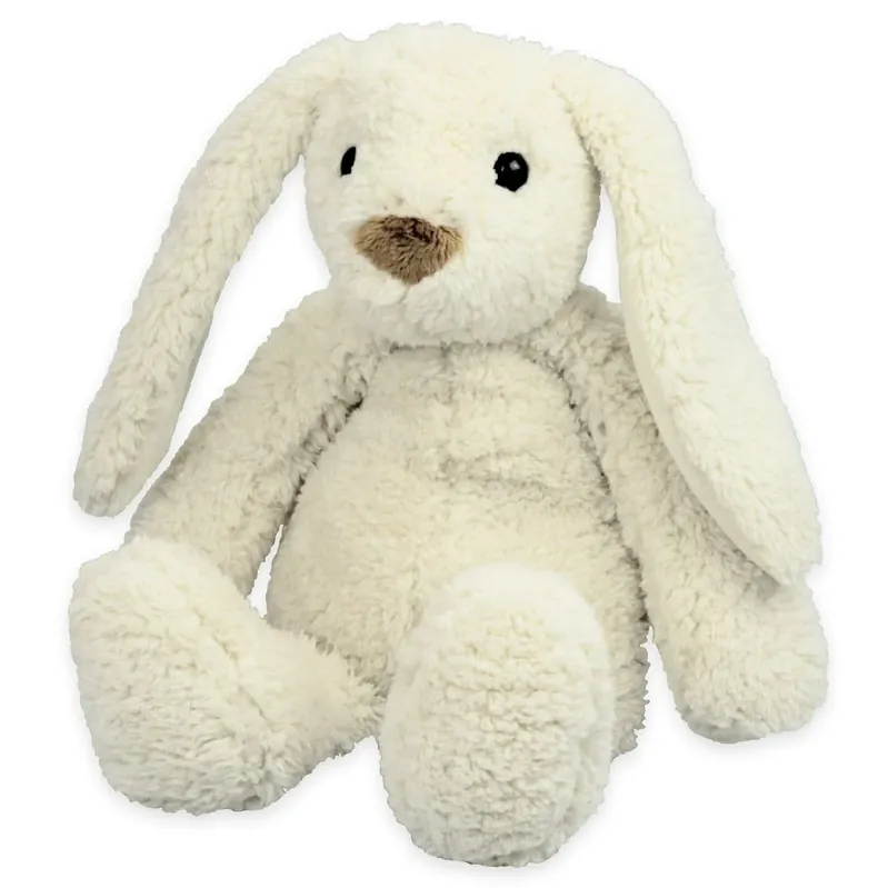 Uitverkoop Inware pluche konijn/haas knuffel - wit - zittend - 22 cm