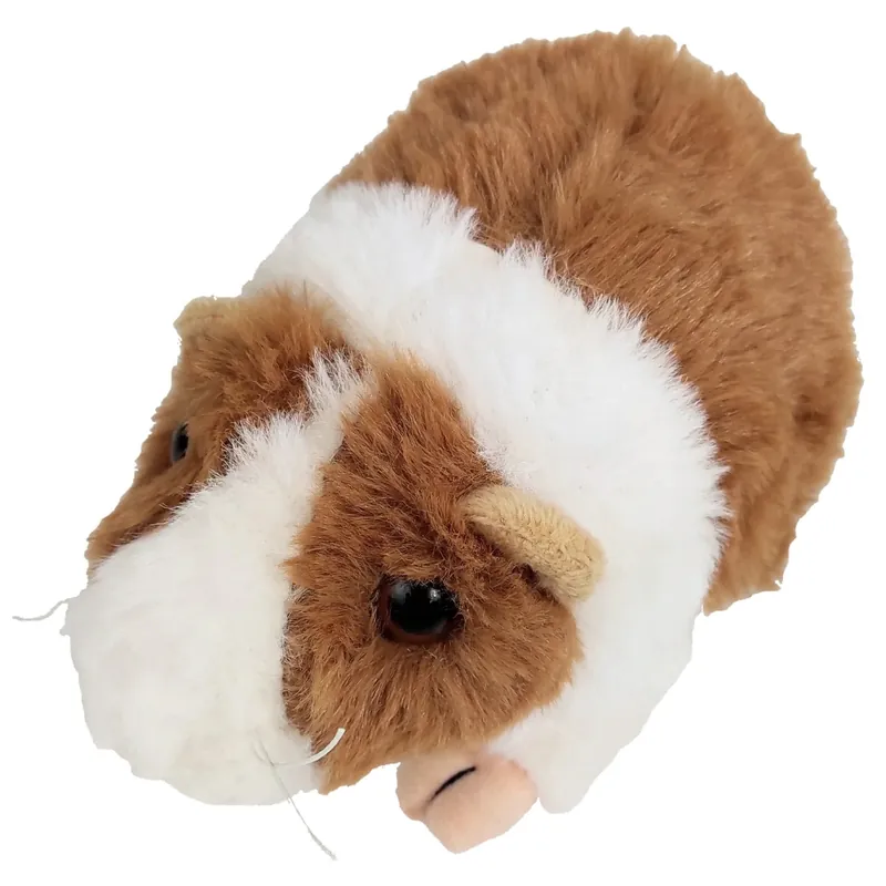 Inware pluche cavia knuffel - lichtbruin/wit - staand - 15 cm Voordeelprijs