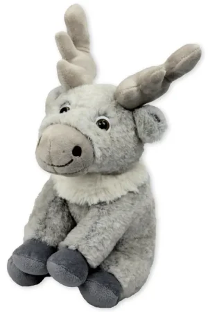 Inware eland rendier knuffel - grijs - staand - 20 cm Betaalbaar